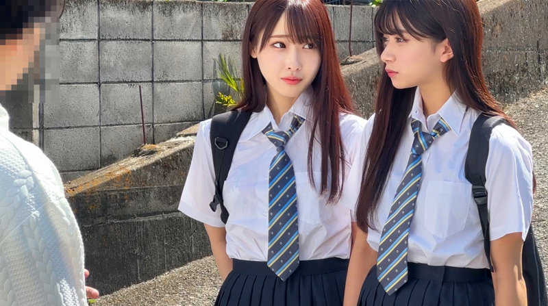 【skho196:みづきちゃん＆かりんちゃん】北岡果林 天然美月のエロい画像1【素人マニア】