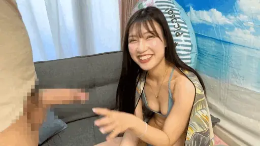 江の島ビーチのビキニギャル【orecz239:りえ】宮城りえのエロGIF[素人マニア]