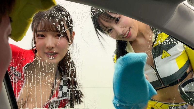 ビキニ洗車場の水しぶき【deas045:なお＆さら】二羽紗愛 彩月七緒のエロい画像3[ヌケる無料エロ動画【FANZA素人】]