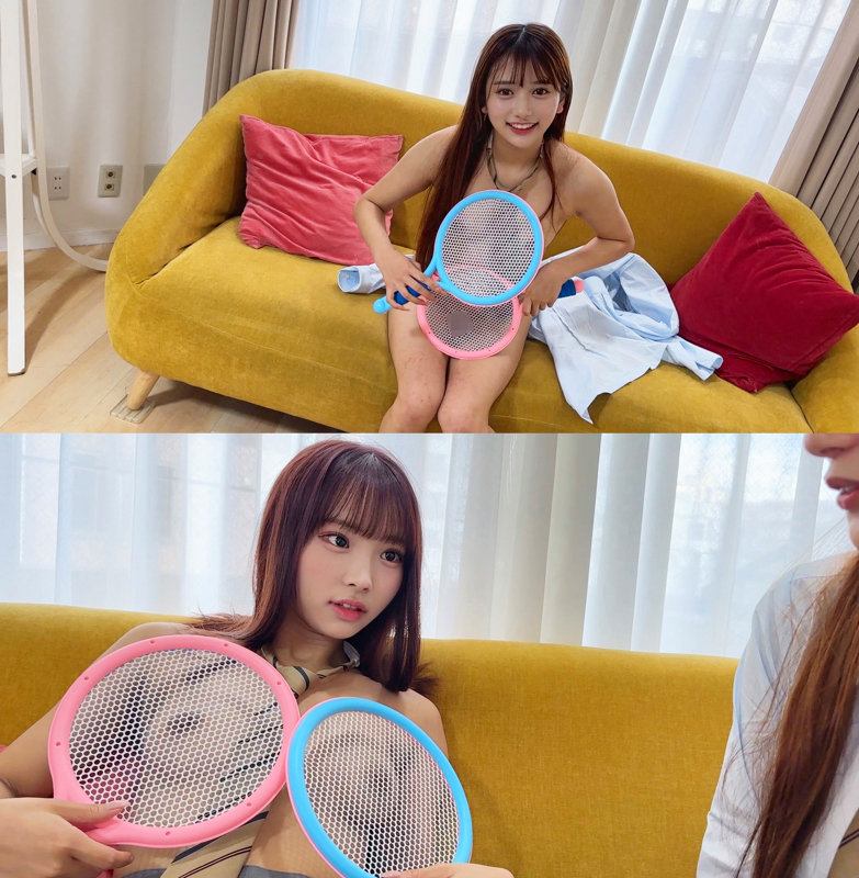 GAMEで遊ぶJ2人組【smnn036:かりん＆ふう】北岡果林 渡来ふうのエロい画像3[ヌケる無料エロ動画【FANZA素人】]