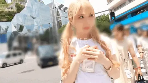 パンケーキ屋の舐め取り【mfcs139:金髪ツインテの貧乳ギャルななちゃん】希咲那奈のエロいGIF画像[ヌケる無料エロ動画【FANZA素人】]